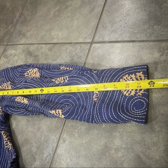 Rara Avis By Iris Apfel Blue Jacket All Over Embroidery Sashiko Wearable Art XL - Picture 11 of 12